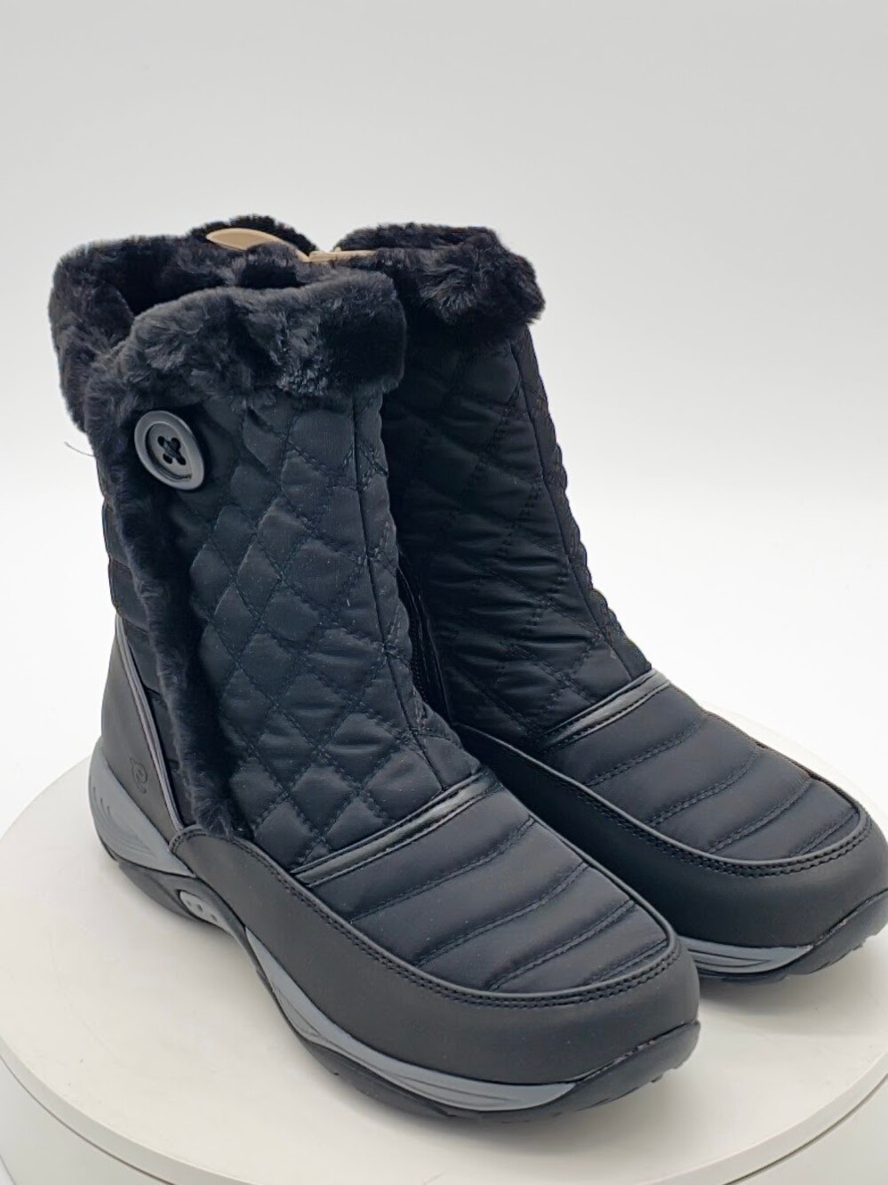 Easy Spirit Exposure 2 Black Water Repellent Winter Boots Women’s Size 6 M